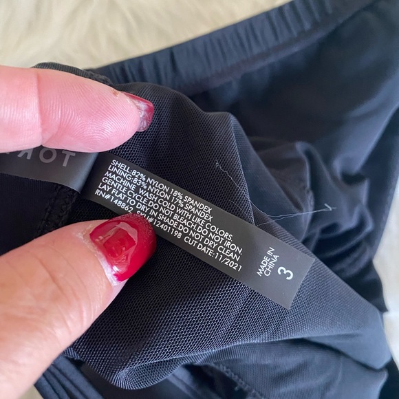 Torrid high waisted lattice back swim briefs, Sz. 3X - Picture 6 of 8